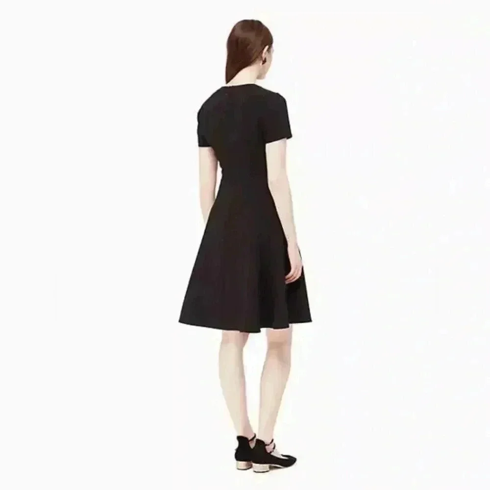 Kate Spade Black Fit and‎ Flare Dress Size 00
